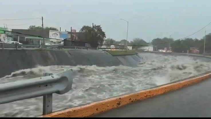 Monterrey emite alerta por riesgo de inundaciones en zona norte de la ciudad