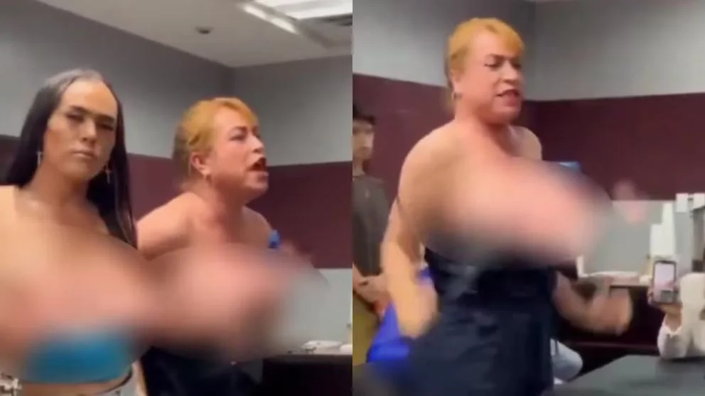Mujeres trans se desvisten durante confrontación en el Congreso de Chihuahua “Esto es una mujer trans”