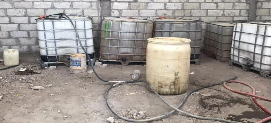 Aseguran 173 mil litros de combustible y seis tomas clandestinas en Hidalgo