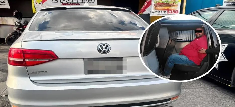 Detienen a hombre que circulaba en vehículo con reporte de robo en Monterrey