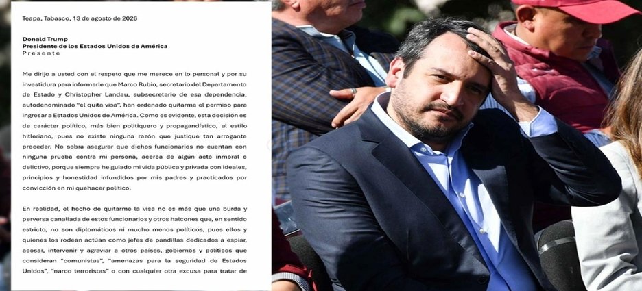 Estados Unidos retira visa a Andy López Beltrán