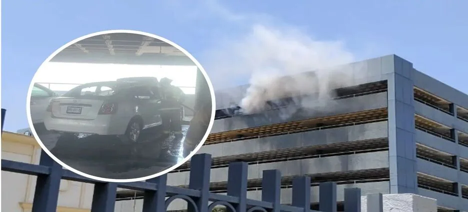 Incendio de vehículo provoca evacuación de 260 personas en Monterrey