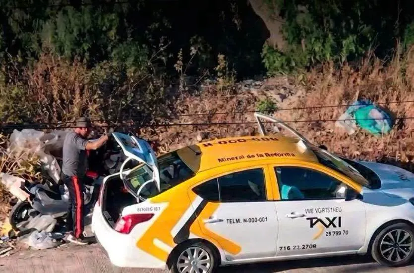 Pachuca sanciona a tres taxistas por tirar basura y reforzará vigilancia con cámaras