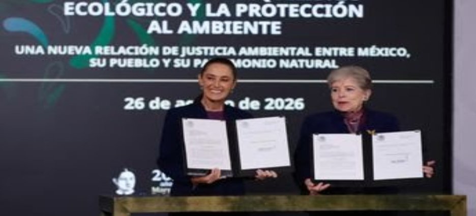 Sheinbaum presenta nueva ley ambiental para reforzar la protección de los ecosistemas en México
