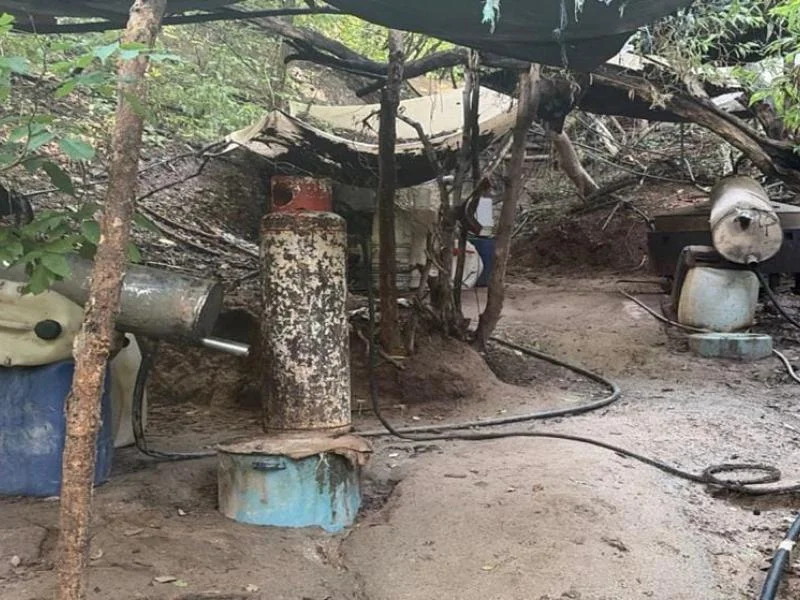 Golpe a laboratorio clandestino en Tamazula