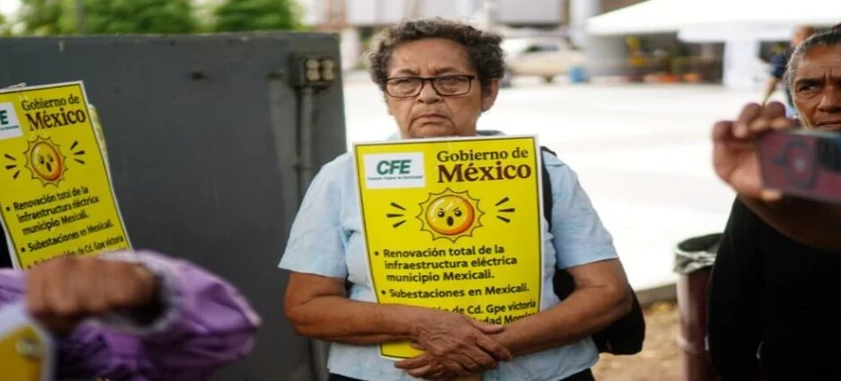 Piden tarifa eléctrica 1G para Mexicali ante calor extremo y apagones