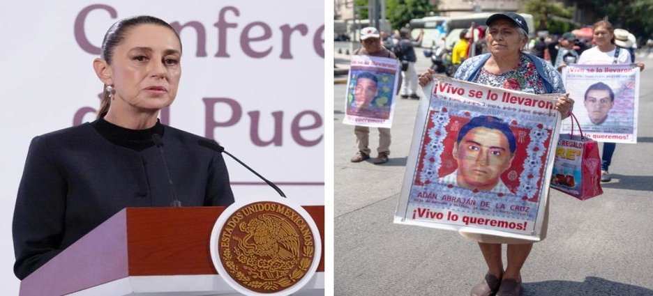 Sheinbaum presentará el lunes nuevas líneas de investigación del caso Ayotzinapa