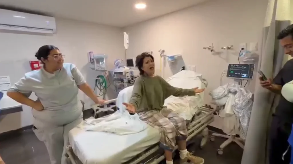“Ya me acomodaron la cadera”, reporta Alejandra Guzmán tras percance en Veracruz