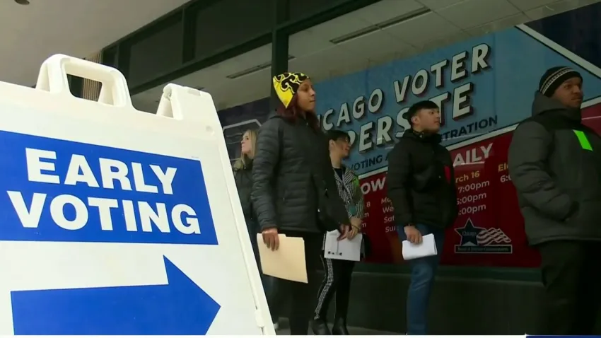 Comienza la votación temprana en todos los 50 distritos políticos de Chicago