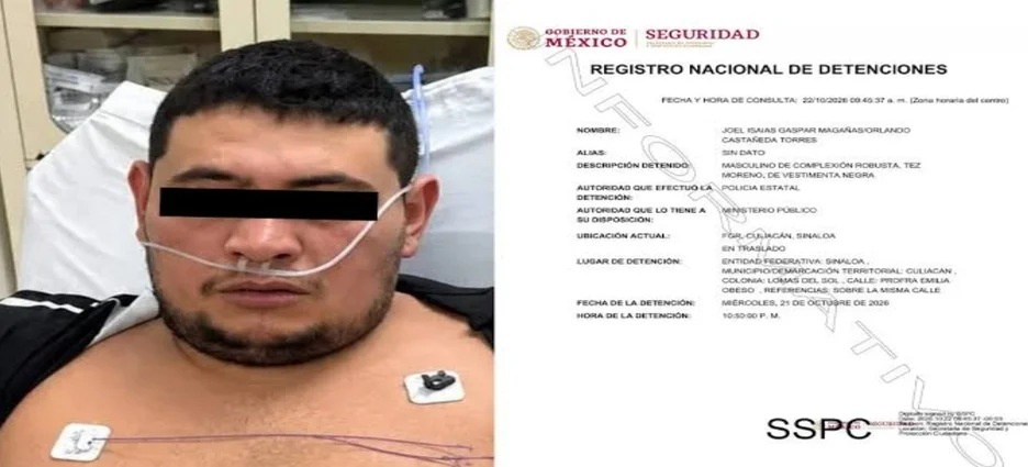 Detienen a “El Coco Ranas” y a tres hombres más durante operativo en Culiacán