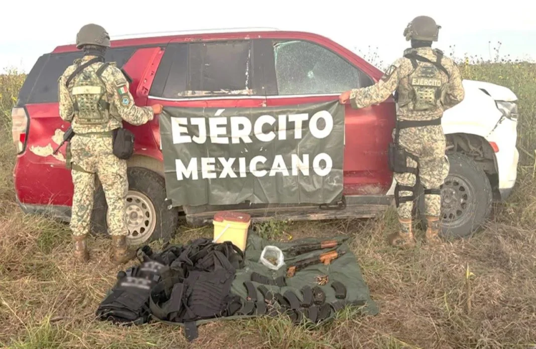 Ejército asegura armas